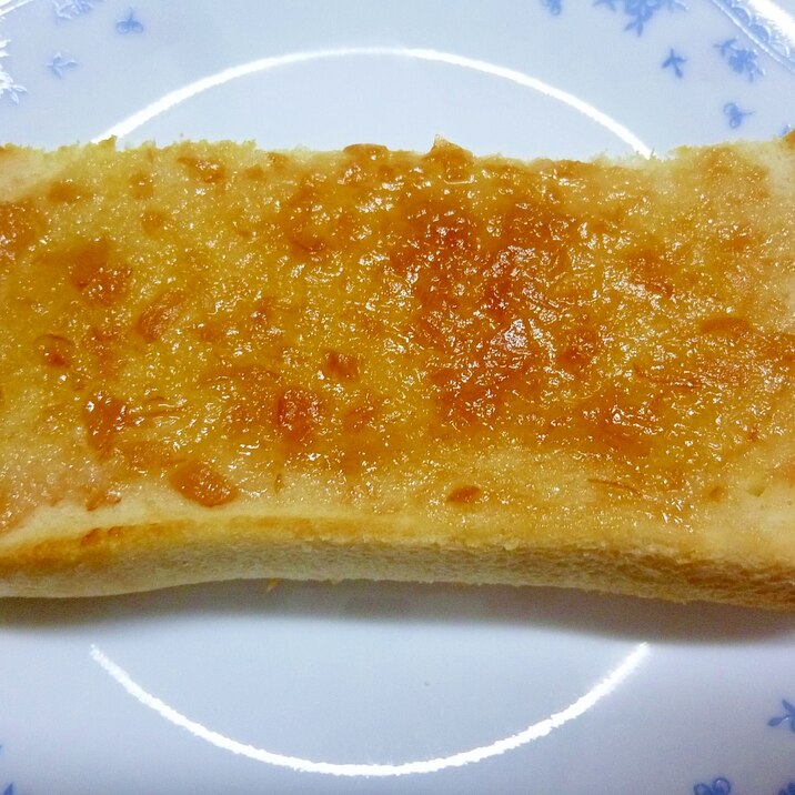 ☆甘酸っぱい♪　梅蜂蜜トースト☆
